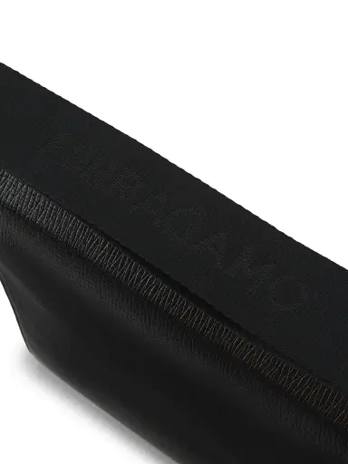FERRAGAMO Men's Trading Gancio Leather Crossbody Bag - Nero | Thumbnail 5 FERRAGAMO Men's Trading Gancio Leather Crossbody Bag - Nero | Thumbnail 5
