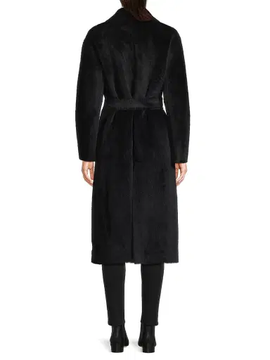 Cinzia Rocca Women's Pressed Alpaca-Blend Wrap Jacket - Midnight - Size 12 | Thumbnail 5 Cinzia Rocca Women's Pressed Alpaca-Blend Wrap Jacket - Midnight - Size 12 | Thumbnail 5