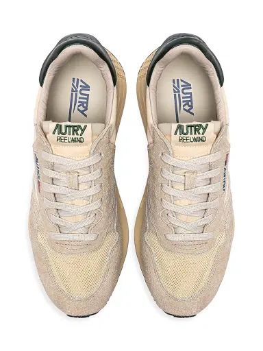 Autry Women's Reelwind Mesh Low-Top Sneakers - Ecru Mount - Size 6 | Thumbnail 4 Autry Women's Reelwind Mesh Low-Top Sneakers - Ecru Mount - Size 6 | Thumbnail 4