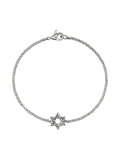 John Hardy Women's JH Essentials Sterling Silver Star Of David Charm Bracelet - Silver | Thumbnail 1 John Hardy Women's JH Essentials Sterling Silver Star Of David Charm Bracelet - Silver | Thumbnail 1