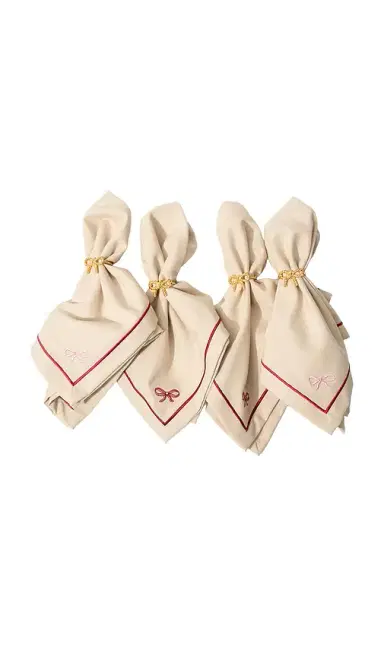 Frasier Sterling Bows Napkin Rings Set Of 4 | Thumbnail 2 Frasier Sterling Bows Napkin Rings Set Of 4 | Thumbnail 2