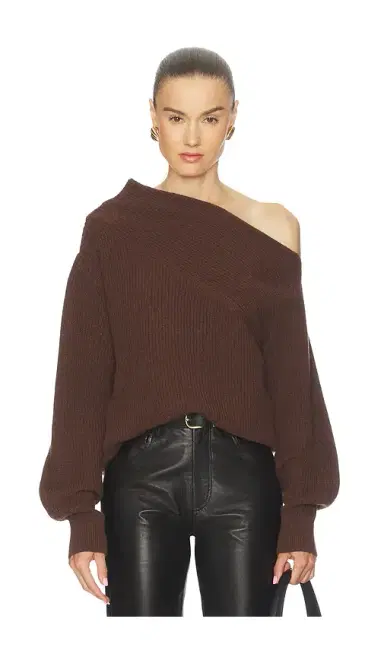 BROCHU WALKER Hart Off Shoulder Pullover | Thumbnail 1 BROCHU WALKER Hart Off Shoulder Pullover | Thumbnail 1