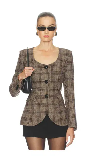 SMYTHE Portrait Neck Blazer | Thumbnail 1 SMYTHE Portrait Neck Blazer | Thumbnail 1