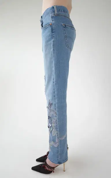 Conner Ives Sequined Vintage Jeans | Thumbnail 3 Conner Ives Sequined Vintage Jeans | Thumbnail 3