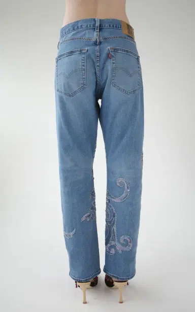 Conner Ives Sequined Vintage Jeans | Thumbnail 4 Conner Ives Sequined Vintage Jeans | Thumbnail 4