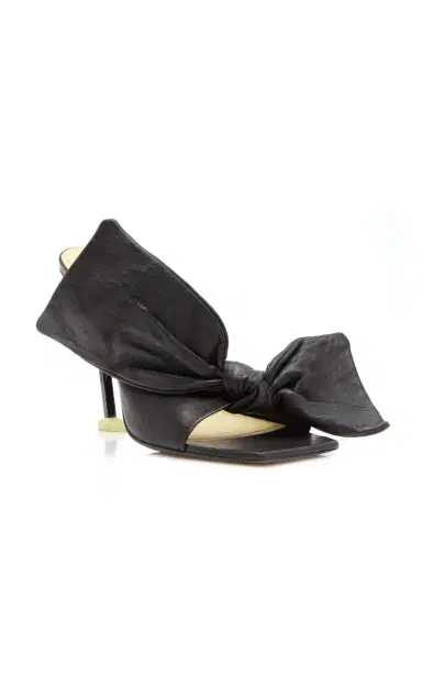 Givenchy Boudoir Bow Leather Mules | Thumbnail 4 Givenchy Boudoir Bow Leather Mules | Thumbnail 4