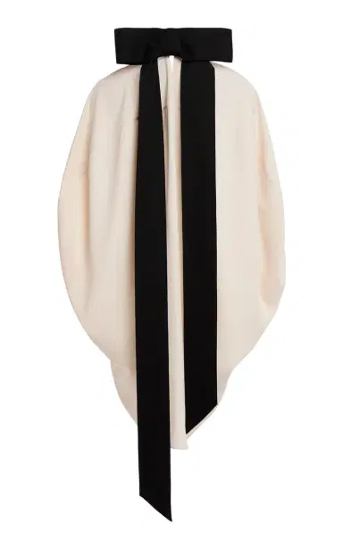 Lanvin Knotted High-Neck Cape Top | Thumbnail 3 Lanvin Knotted High-Neck Cape Top | Thumbnail 3