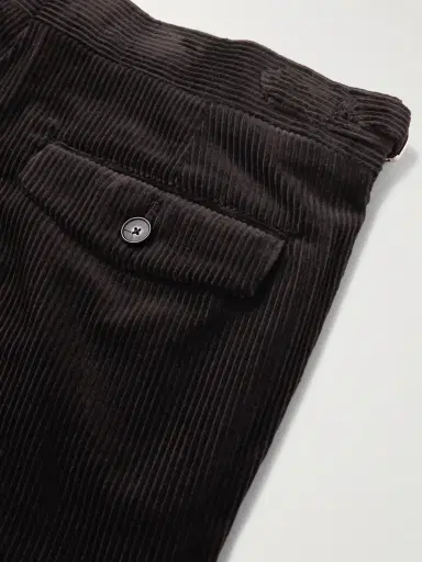 MR P. Tapered Cotton and Cashmere-Blend Corduroy Tuxedo Trousers - Men | Thumbnail 5 MR P. Tapered Cotton and Cashmere-Blend Corduroy Tuxedo Trousers - Men | Thumbnail 5
