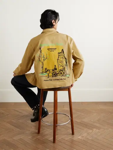 BODE Central Park Printed Cotton-Twill Jacket - Men | Thumbnail 2 BODE Central Park Printed Cotton-Twill Jacket - Men | Thumbnail 2