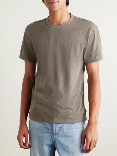 James Perse Combed Cotton-Jersey T-Shirt - Men | Thumbnail 3 James Perse Combed Cotton-Jersey T-Shirt - Men | Thumbnail 3
