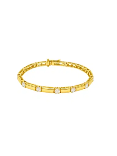 Wish Fine Jewelry 1.50ct Diamond 14K Yellow Gold Bracelet | Thumbnail 1 Wish Fine Jewelry 1.50ct Diamond 14K Yellow Gold Bracelet | Thumbnail 1