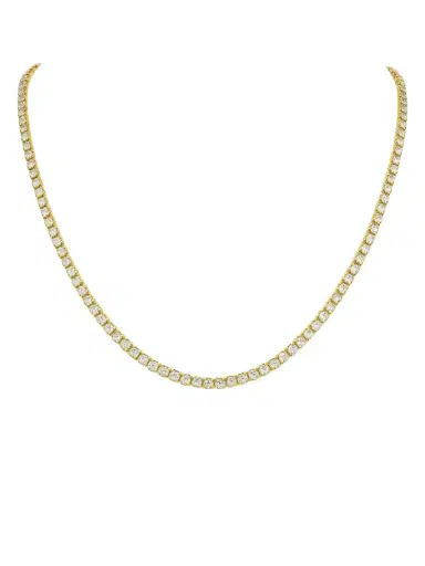 Wish Fine Jewelry 6.35ct Diamond 18K Gold Tennis Necklace | Thumbnail 1 Wish Fine Jewelry 6.35ct Diamond 18K Gold Tennis Necklace | Thumbnail 1