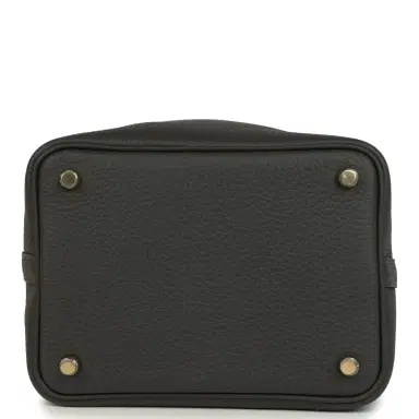 HERMÈS Hermes Picotin Lock 18 Dark Bronze Clemence Gold Hardware | Thumbnail 6 HERMÈS Hermes Picotin Lock 18 Dark Bronze Clemence Gold Hardware | Thumbnail 6