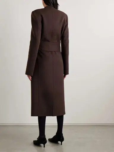 Khaite Jelson Belted Wool-felt Coat | Thumbnail 4 Khaite Jelson Belted Wool-felt Coat | Thumbnail 4