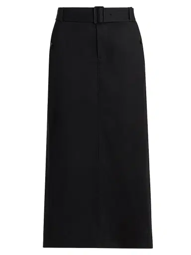 Vince Women's Cotton Pencil Midi-Skirt - Cobble Stone | Thumbnail 8 Vince Women's Cotton Pencil Midi-Skirt - Cobble Stone | Thumbnail 8