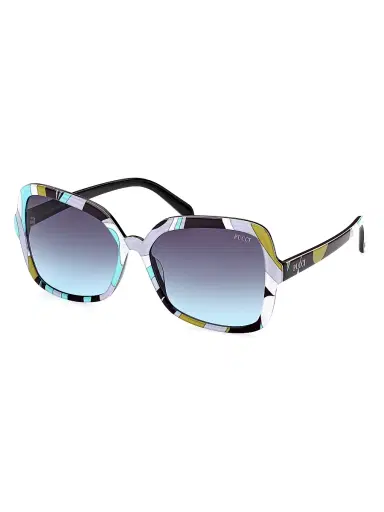 Pucci Women's 60MM Butterfly Sunglasses - Turquoise | Thumbnail 2 Pucci Women's 60MM Butterfly Sunglasses - Turquoise | Thumbnail 2
