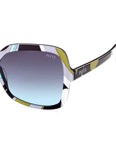 Pucci Women's 60MM Butterfly Sunglasses - Turquoise | Thumbnail 3 Pucci Women's 60MM Butterfly Sunglasses - Turquoise | Thumbnail 3