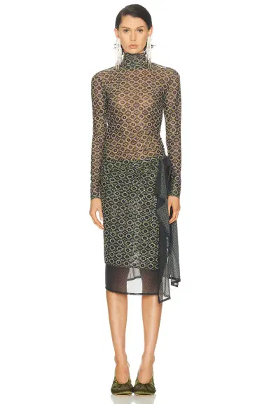 Dries Van Noten Embellished Hoyser Neck | Thumbnail 4 Dries Van Noten Embellished Hoyser Neck | Thumbnail 4