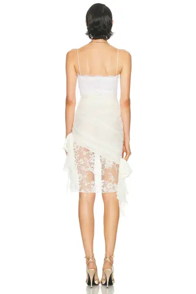 Alessandra Rich Lace Mini Dress | Thumbnail 4 Alessandra Rich Lace Mini Dress | Thumbnail 4