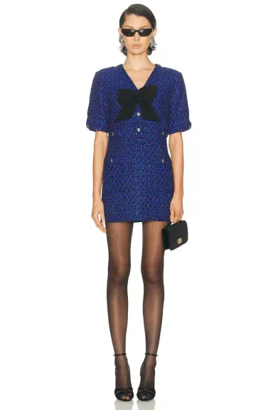 Alessandra Rich Mini Dress | Thumbnail 1 Alessandra Rich Mini Dress | Thumbnail 1