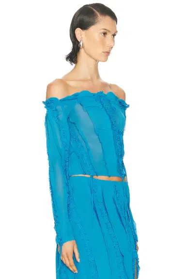BLUMARINE Long Sleeve Top | Thumbnail 2 BLUMARINE Long Sleeve Top | Thumbnail 2