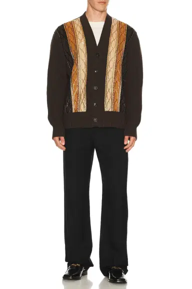 AMIRI Embellished Striped Cardigan | Thumbnail 2 AMIRI Embellished Striped Cardigan | Thumbnail 2