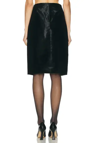 Loulou de Saison Myra Assymetric Skirt | Thumbnail 4 Loulou de Saison Myra Assymetric Skirt | Thumbnail 4