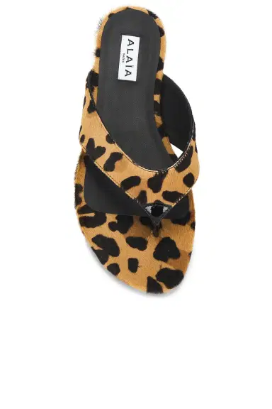 Alaïa Flat Sandal | Thumbnail 4 Alaïa Flat Sandal | Thumbnail 4
