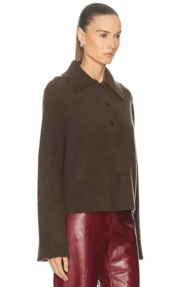 Jenni Kayne Cashmere Stevie Polo Sweater | Thumbnail 2 Jenni Kayne Cashmere Stevie Polo Sweater | Thumbnail 2