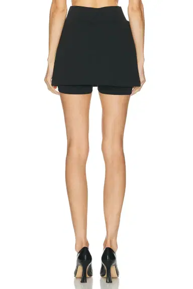 AREA Cutout Mini Sweat Skort | Thumbnail 6 AREA Cutout Mini Sweat Skort | Thumbnail 6