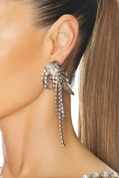 Alessandra Rich Dangle Earrings | Thumbnail 2 Alessandra Rich Dangle Earrings | Thumbnail 2
