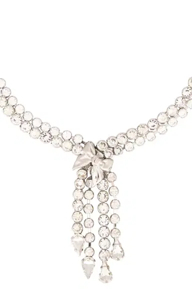 Alessandra Rich Crystal Necklace | Thumbnail 3 Alessandra Rich Crystal Necklace | Thumbnail 3