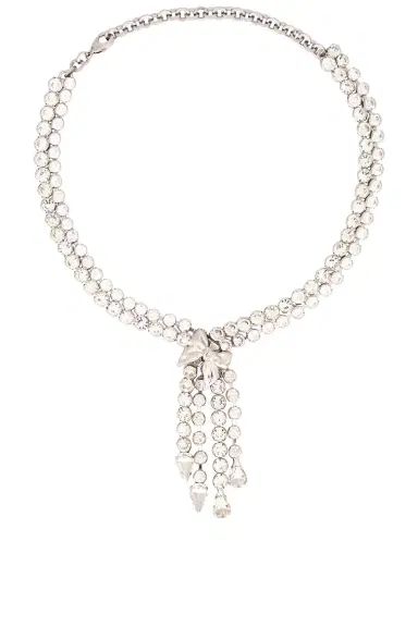 Alessandra Rich Crystal Necklace | Thumbnail 1 Alessandra Rich Crystal Necklace | Thumbnail 1