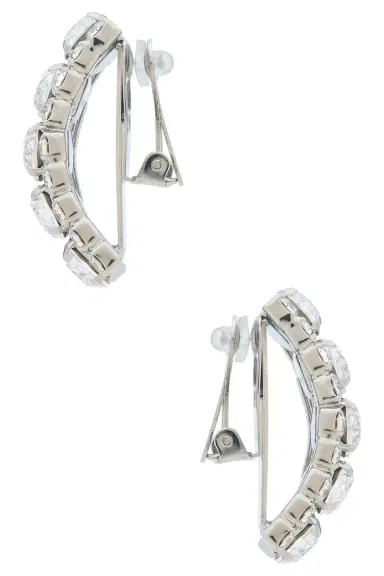 Alessandra Rich Crystal Earrings | Thumbnail 2 Alessandra Rich Crystal Earrings | Thumbnail 2