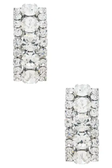 Alessandra Rich Crystal Earrings | Thumbnail 1 Alessandra Rich Crystal Earrings | Thumbnail 1