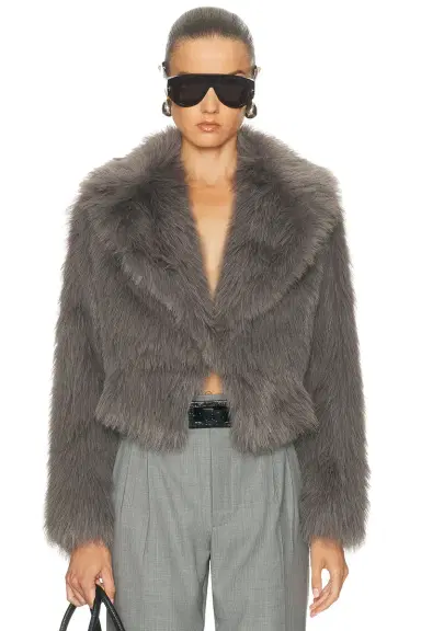 The Sei Faux Fur Bomber Jacket | Thumbnail 1 The Sei Faux Fur Bomber Jacket | Thumbnail 1