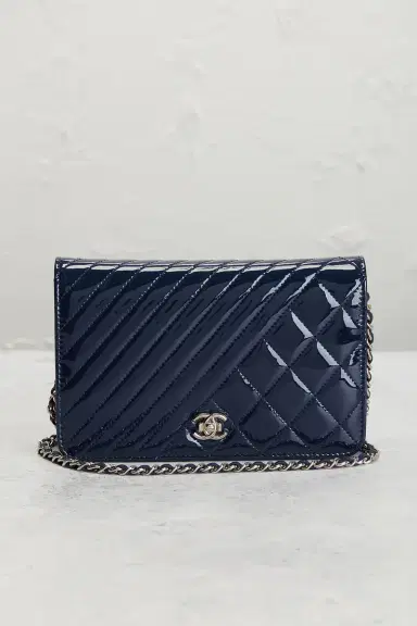 chanel Chanel Patent Coco Boy Wallet on Chain | Thumbnail 2 chanel Chanel Patent Coco Boy Wallet on Chain | Thumbnail 2