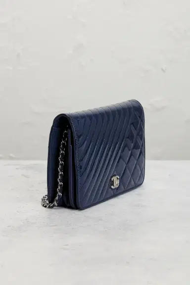 chanel Chanel Patent Coco Boy Wallet on Chain | Thumbnail 4 chanel Chanel Patent Coco Boy Wallet on Chain | Thumbnail 4