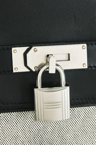 HERMÈS Evercalf Toile Cargo Haut A Courroies Birkin 40 Handbag | Thumbnail 8 HERMÈS Evercalf Toile Cargo Haut A Courroies Birkin 40 Handbag | Thumbnail 8