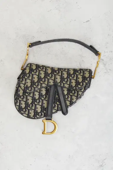 Dior Trotter Oblique Mini Saddle Bag | Thumbnail 4 Dior Trotter Oblique Mini Saddle Bag | Thumbnail 4