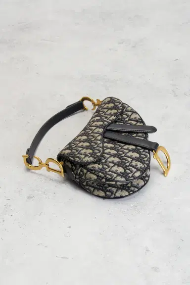Dior Trotter Oblique Mini Saddle Bag | Thumbnail 6 Dior Trotter Oblique Mini Saddle Bag | Thumbnail 6