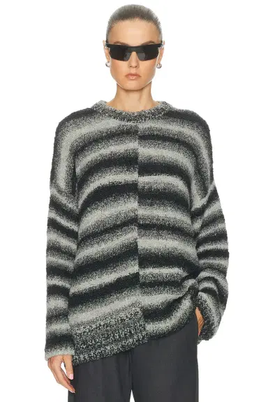The Elder Statesman Rover Boucle Pullover Sweater | Thumbnail 1 The Elder Statesman Rover Boucle Pullover Sweater | Thumbnail 1