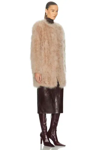 Yves Salomon Feather Jacket | Thumbnail 3 Yves Salomon Feather Jacket | Thumbnail 3