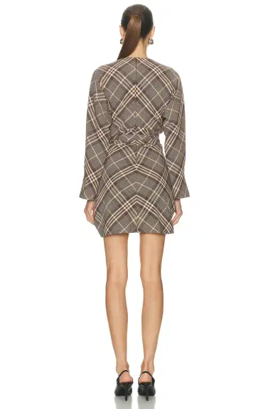 SIMKHAI Harpor Longsleeve Mini Dress | Thumbnail 3 SIMKHAI Harpor Longsleeve Mini Dress | Thumbnail 3