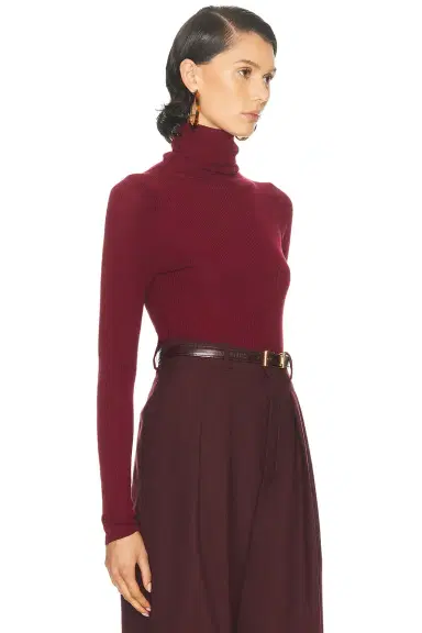 ENZA COSTA Silk Layering Turtleneck Top | Thumbnail 2 ENZA COSTA Silk Layering Turtleneck Top | Thumbnail 2