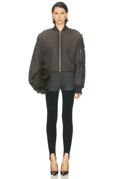 Jean Paul Gaultier Hidden Hood Detail Bomber Jacket | Thumbnail 5 Jean Paul Gaultier Hidden Hood Detail Bomber Jacket | Thumbnail 5
