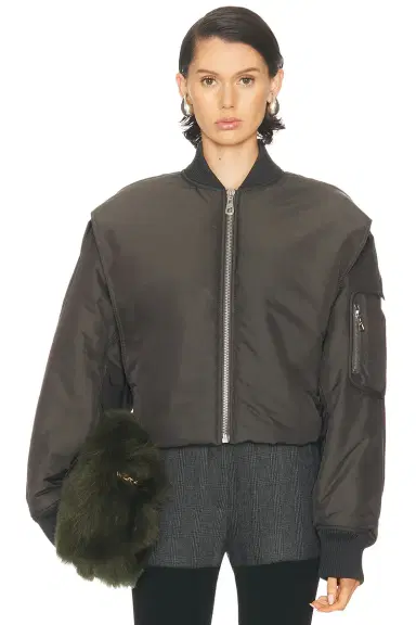 Jean Paul Gaultier Hidden Hood Detail Bomber Jacket | Thumbnail 1 Jean Paul Gaultier Hidden Hood Detail Bomber Jacket | Thumbnail 1