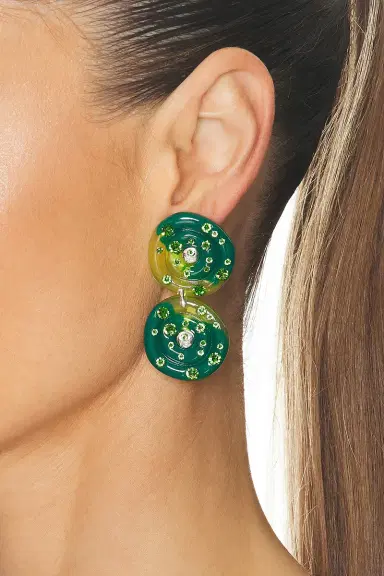 FRY POWERS Sun Powers Crystal Drop Earrings | Thumbnail 2 FRY POWERS Sun Powers Crystal Drop Earrings | Thumbnail 2