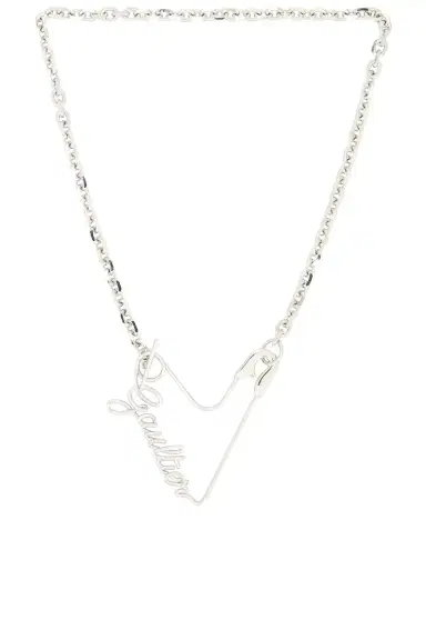 Jean Paul Gaultier Heart Safety Pin Necklace | Thumbnail 1 Jean Paul Gaultier Heart Safety Pin Necklace | Thumbnail 1
