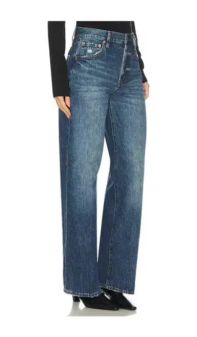 Pistola Tate High Rise Bowed Wide Jeans | Thumbnail 2 Pistola Tate High Rise Bowed Wide Jeans | Thumbnail 2